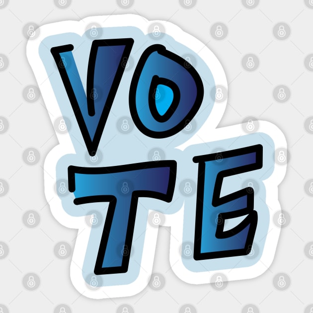 VOTE Sticker by Sassifrassically's  'Swasome Shop